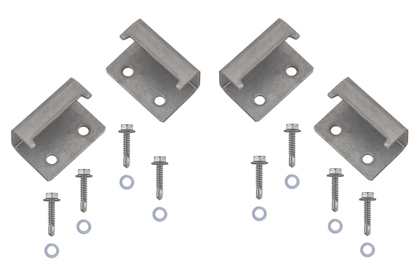 Крышка кузова РИФ для Sollers ST6, трёхсекционная 1590х1600 мм, алюминиевая, черная