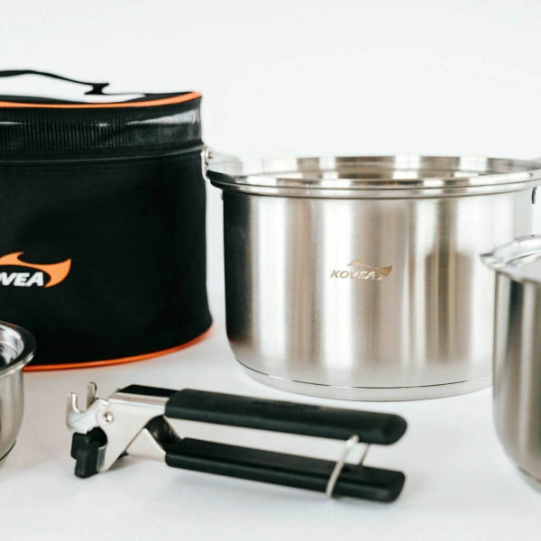 2 Набор посуды Kovea KOVEA TRIPLE STAINLESS COOKWARE-L
