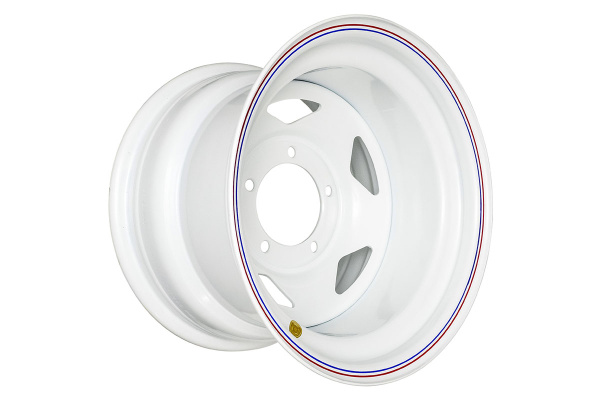 Диск усиленный УАЗ стальной белый 5x139,7 10xR15 d110 ET-44 (треуг.)