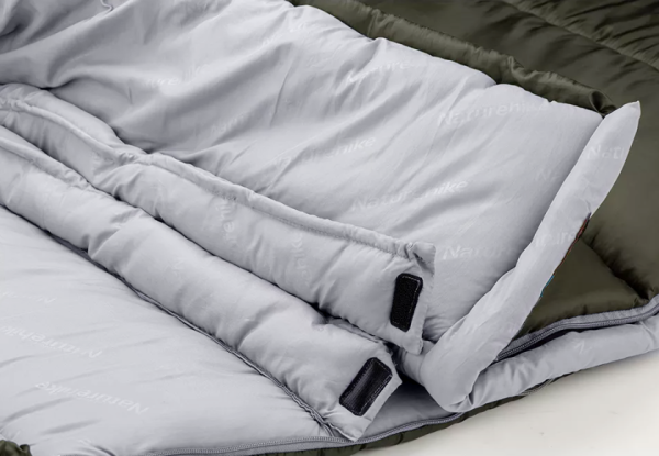 Мешок спальный Naturehike U250, (190х30)х75 см, (левый) (ТК: +6C), темно-зеленый