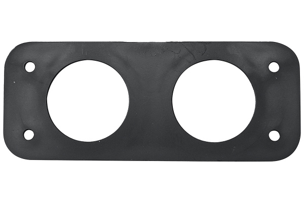 Панель монтажная для приборов два отверстия