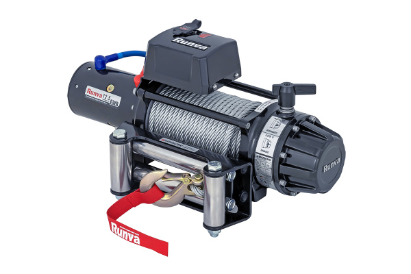 Лебёдка электрическая 12V Runva 12500 lbs 5720 кг (влагозащищенная)