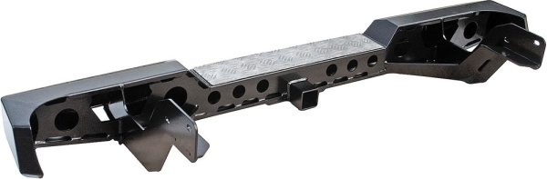 Бампер РИФ силовой задний Ford Ranger T6 (2011-2015) с квадратом под фаркоп