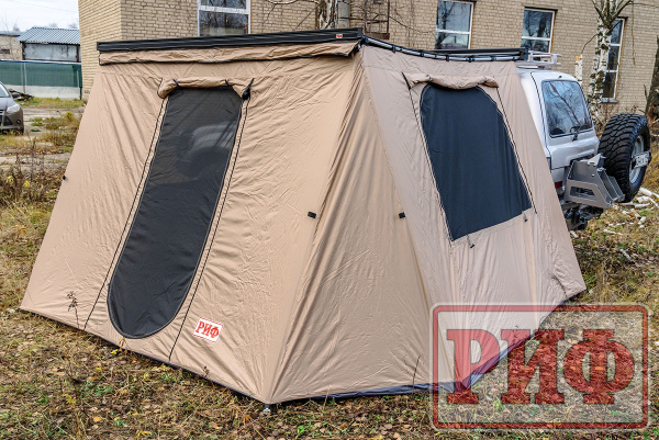 Стенки к автомобильной маркизе РИФ 3Х2.5 м Black Out
