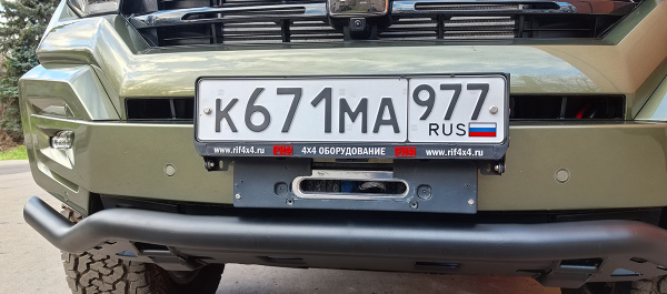 Бампер РИФ силовой передний TANK 400 c защитой радиатора (устанав. только с площадкой RIFT40-30000)
