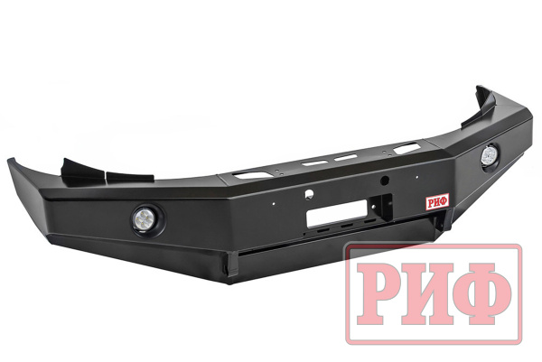 Бампер РИФ силовой передний Ford Ranger T6 (2011-2015) с доп. фарами без защитной дуги