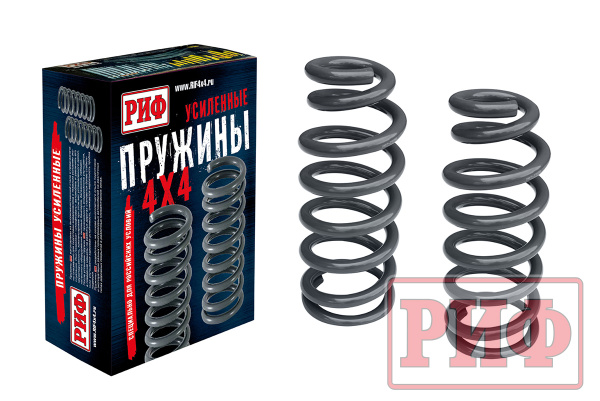 Пружины РИФ передние Mitsubishi L200 2005-2015/2015-23/Pajero Sport II 2009-2015 0-30 кг лифт 30 мм
