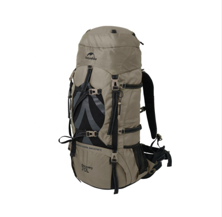 Рюкзак туристический Naturehike 70 л, коричневый
