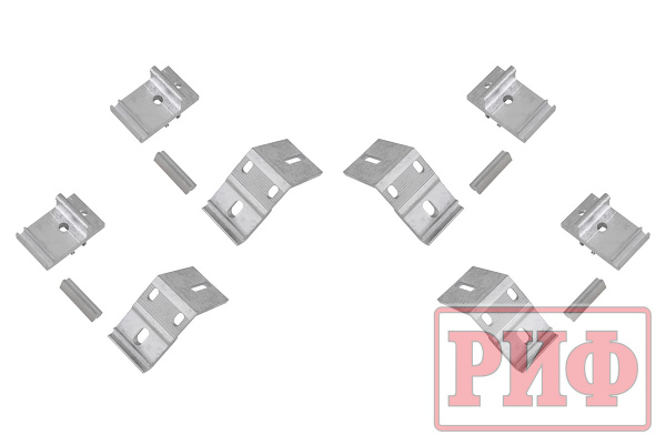 Крышка кузова РИФ для Toyota Hilux 2015+, роллета раздвижная с электоприв. 1572х1563 мм, алюм. черн.