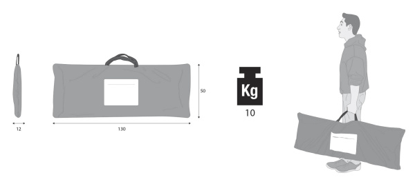 1 Тамбур к палатке AUTOHOME OVERLAND SMALL SAFARI EXPLORER, тент песочный, до 220 см