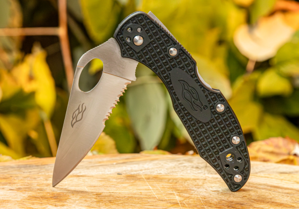 Нож складной "Firebird by Ganzo" с клипсой, длина клинка 75 мм, сталь 440С, черный