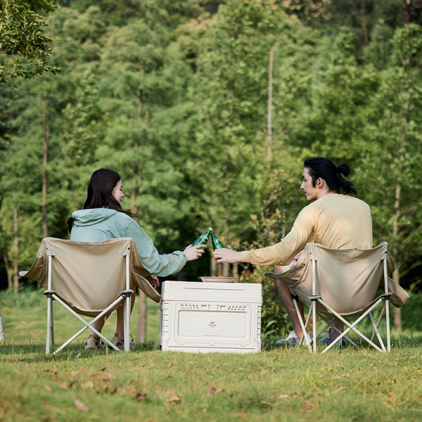 Кресло туристическое Naturehike Stellaluna T01 складное, 80х53х66 см, до 110 кг, серо-черное