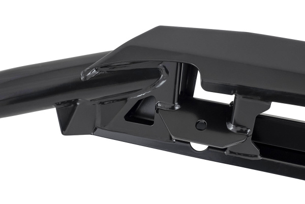 Бампер РИФ силовой передний Renault Duster 2015-2020 с квадратом под фаркоп и защитой радиатора