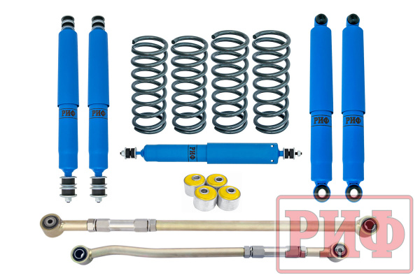 Лифт-комплект РИФ арктический Nissan Patrol Y60 и Y61 до 2000 года лифт 50 мм (правый руль) средний