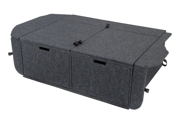 Органайзер в багажник для Mitsubishi Pajero IV (2 выдвижн.ящика+спальник)