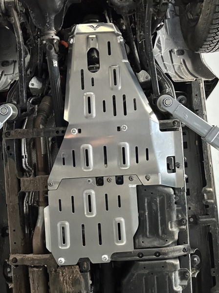 Защита Falcon картера, РК, КПП для JEEP Wrangler 4XE Classic, алюм. 8 мм