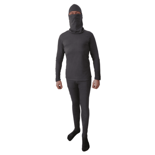 Термобелье комплект Btrace Mild Fleece (Футболка с длинными рукавами + кальсоны), L (50-52) Черный