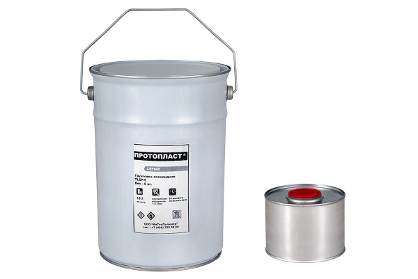 Грунт эпоксидный антикоррозийный с отвердителем ПРОТОПЛАСТ комплект (5 л+0,5 л)