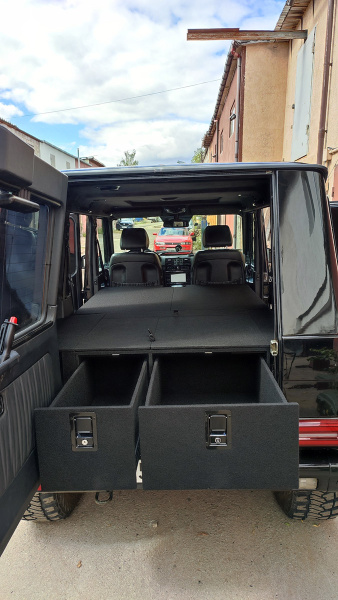 Органайзер для Mercedes-Benz G-Class (2 выдвижных ящика) Органайзер для Mercedes-Benz G-Class (2 выдвижных ящика)