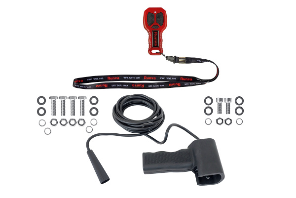 Лебёдка автомобильная электрическая 12V Runva EWV6000S 2722 кг (стальной трос)