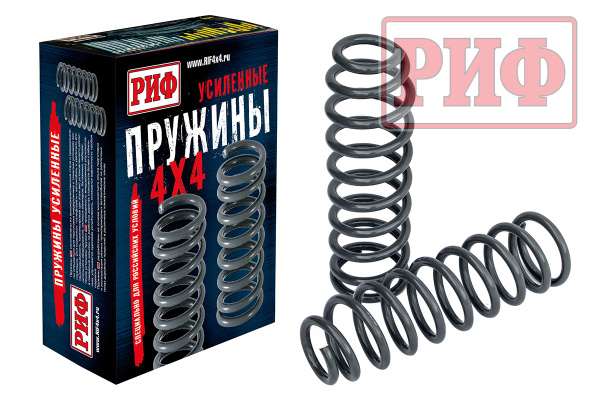Пружины РИФ передние Toyota LC 80/105 +50 кг лифт 2