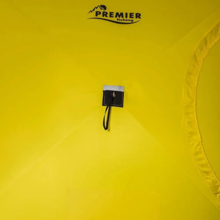 Палатка зимняя PREMIER Куб-2, желтый/серый