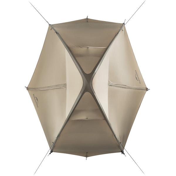 Палатка Naturehike Jiling PRO 1-местная, алюминиевый каркас, сверхлегкая, светло-коричневая