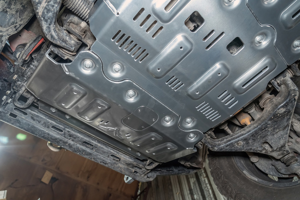 Защита Falcon радиатора, картера, РК, КПП для TANK 500 2022-2024 (бензин), алюминиевая, 8 мм