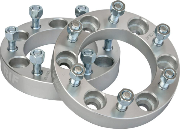 Проставки колесные РИФ 6x139.7, центр. отв. 108 мм, толщ. 30 мм, 12x1.5 (2 шт.) Проставки колесные РИФ 6x139.7, центр. отв. 108 мм, толщ. 30 мм, 12x1.5 (2 шт.)
