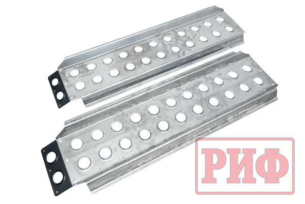 Сенд-траки (аппарели) РИФ 148x48 см алюминиевые усиленные (2 шт.)