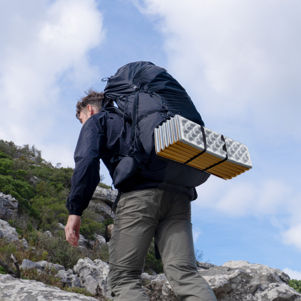 Коврик туристический Naturehike 185х65х2,5 см. IXPE, желтый