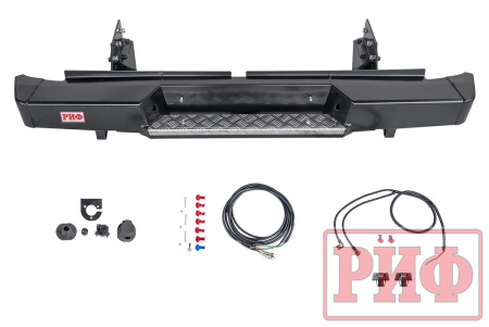 Бампер РИФ силовой задний Mitsubishi L200 2019+