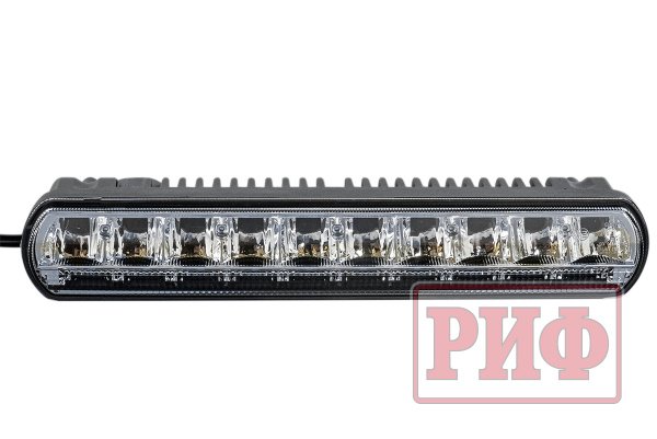 Светодиодная фара водительского света РИФ с ДХО 318 мм 50W