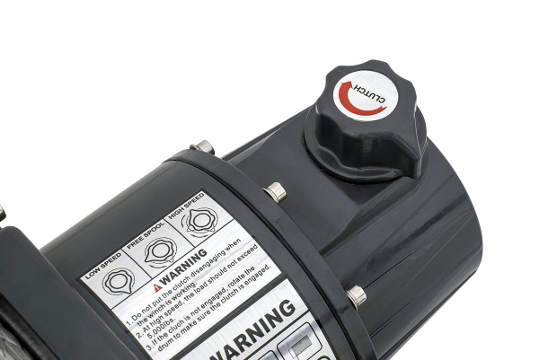 Лебёдка электрическая двухскоростная 12V Runva EWD10000SSR 4500 кг (синтетический трос)