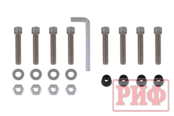 Крышка кузова РИФ для Foton Tunland G7, роллета раздвижная с электроприв. 1587х1666 мм, алюм., черн.
