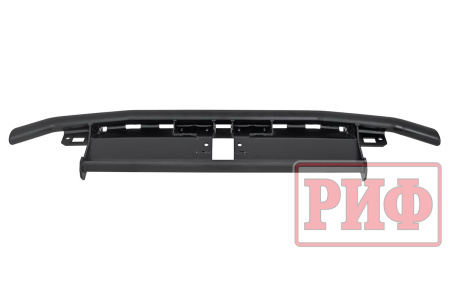 Бампер РИФ силовой задний/защита штатного бампера Lada Niva Travel с возможностью установки фаркопа