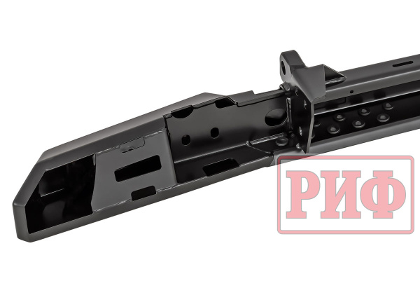 Бампер РИФ силовой задний УАЗ Буханка с фонарями, калиткой, возмож. уст. фаркопа, лифт 65 мм