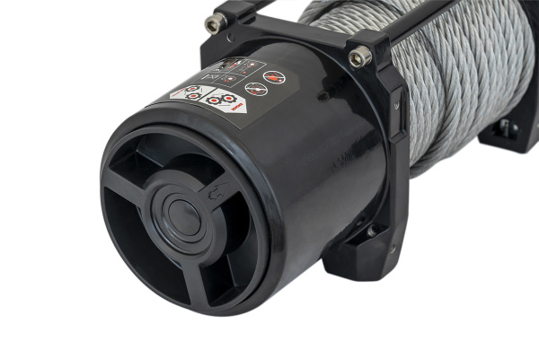 Лебёдка автомобильная электрическая 12V Runva EWV6000S 2722 кг (стальной трос)