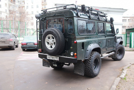 Бампер РИФ силовой задний Land Rover Defender