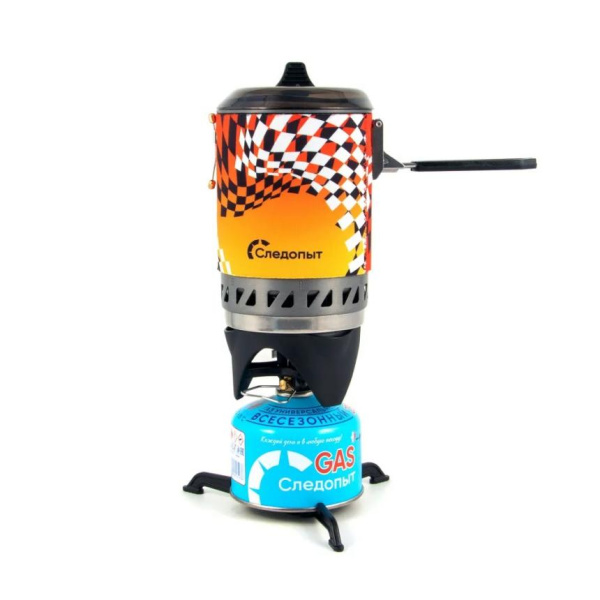 Система приготовления пищи СЛЕДОПЫТ - FORZA TURBO BOIL, 1 л, с переходником для посуды