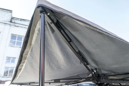 Маркиза автомобильная РИФ веерная, безопорная 2,3х2 м (правая)