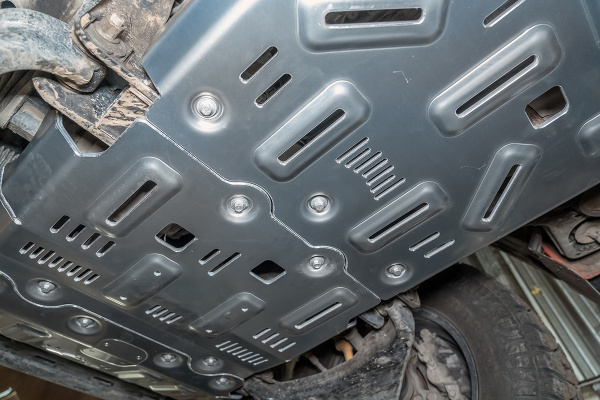 Защита Falcon радиатора, картера, РК, КПП для Toyota Land Cruiser Prado 120 (4.0), алюминий, 8 мм