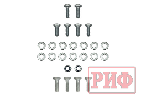 Бампер РИФ силовой задний Toyota Land Cruiser Prado 150 c квадратом под фаркоп (белый)