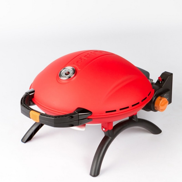 Гриль газовый O-GRILL 800T красный (в комплекте адаптер тип А)