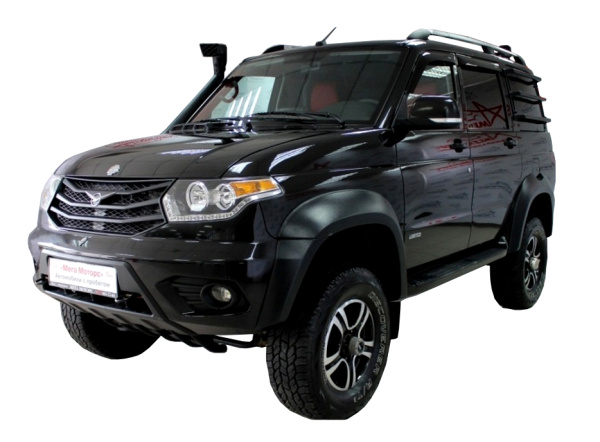 Расширители арок УАЗ Патриот 2015+ шагрень (+30 мм)