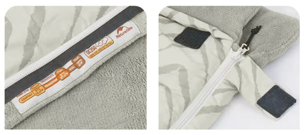 1 Мешок спальный Naturehike Shanmi, 210х80см, (ТК: +13C), (правый), светло-зеленый