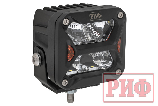 Светодиодная фара водительского света РИФ 82x78x76 мм 20W LED