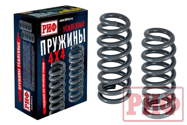 Пружины РИФ передние Mitsubishi Pajero III, IV 2000+ 0-50 кг дизель 3,2 лифт 40 мм