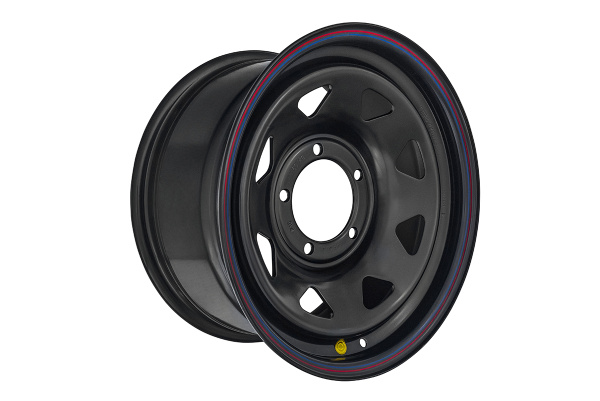 Диск усиленный УАЗ стальной черный 5x139,7 8xR16 d110 ET+15 (треуг. мелкий) (уценка)