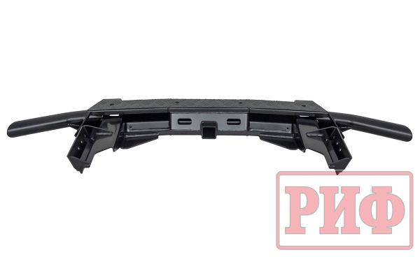 Бампер РИФ силовой задний Renault Duster 2015-2020 c квадратом под фаркоп